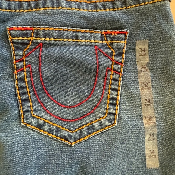 NWT True Religion Women's Blue Skinny Jeans size 34 - Picture 7 of 15